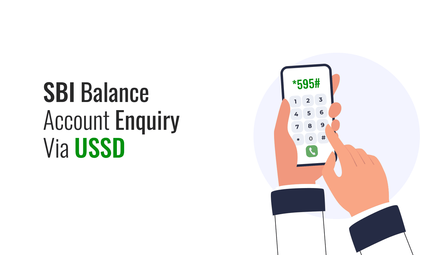 SBI Balance Account Enquiry Via USSD